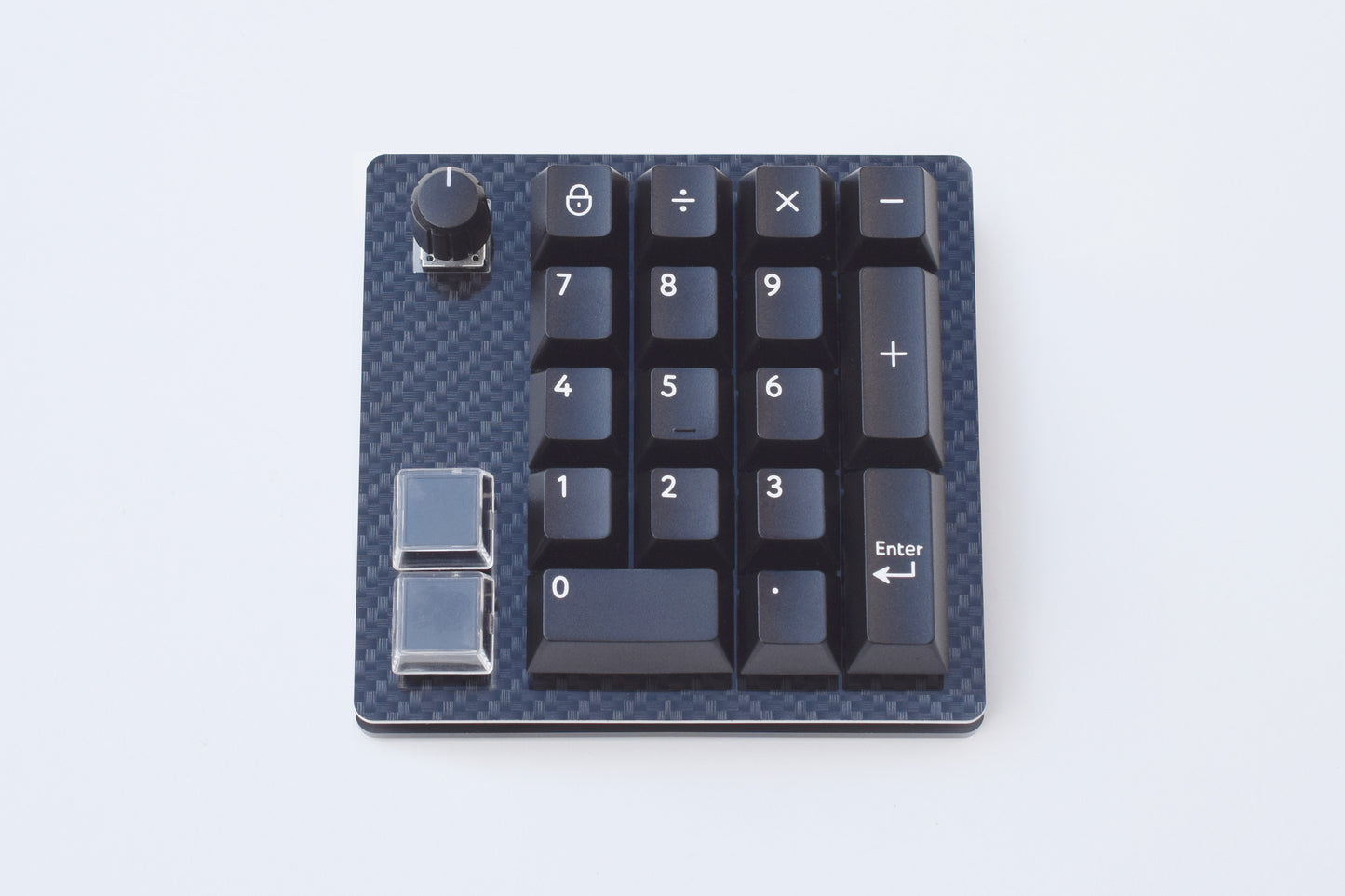 Mechanical Numpad Macropad with Rotary Encoder and Knob with PBT Keycaps