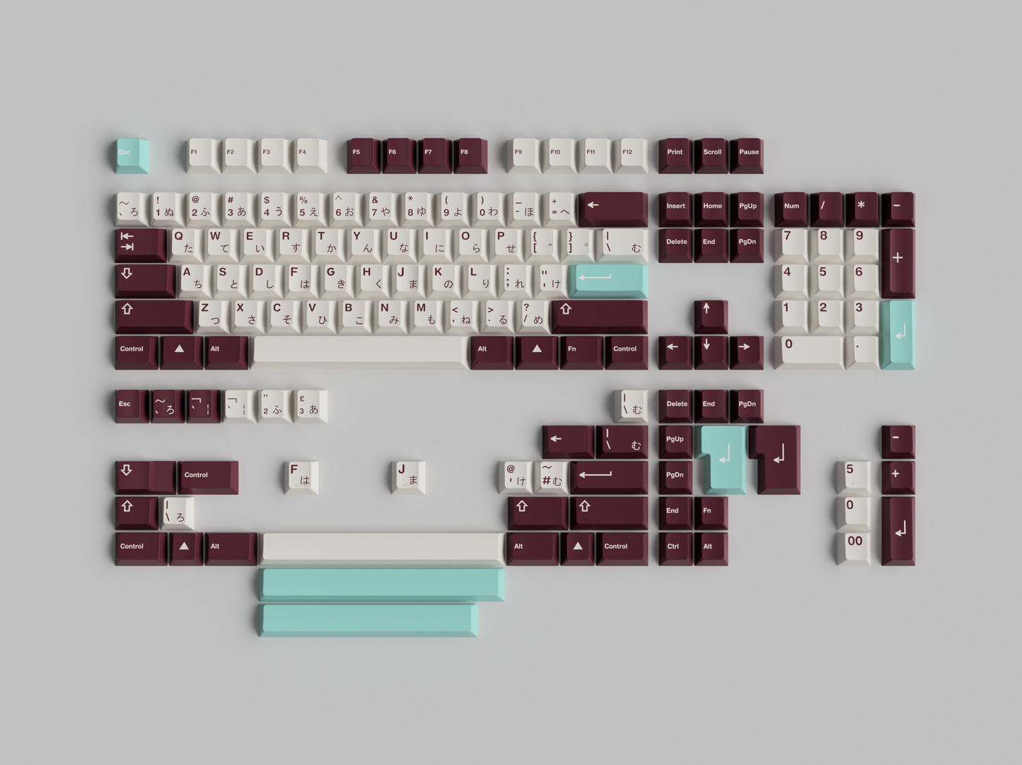 GMK Yuru Keycaps.