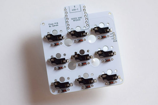 Pizza Pad PCB - Solder Guide - MechStock