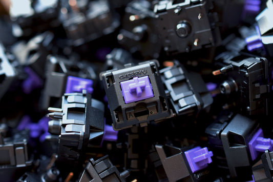 Cherry MX2A Purples.