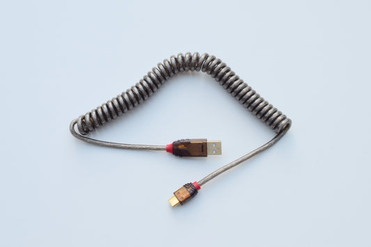 Coiled Mechanical Keyboard Cable