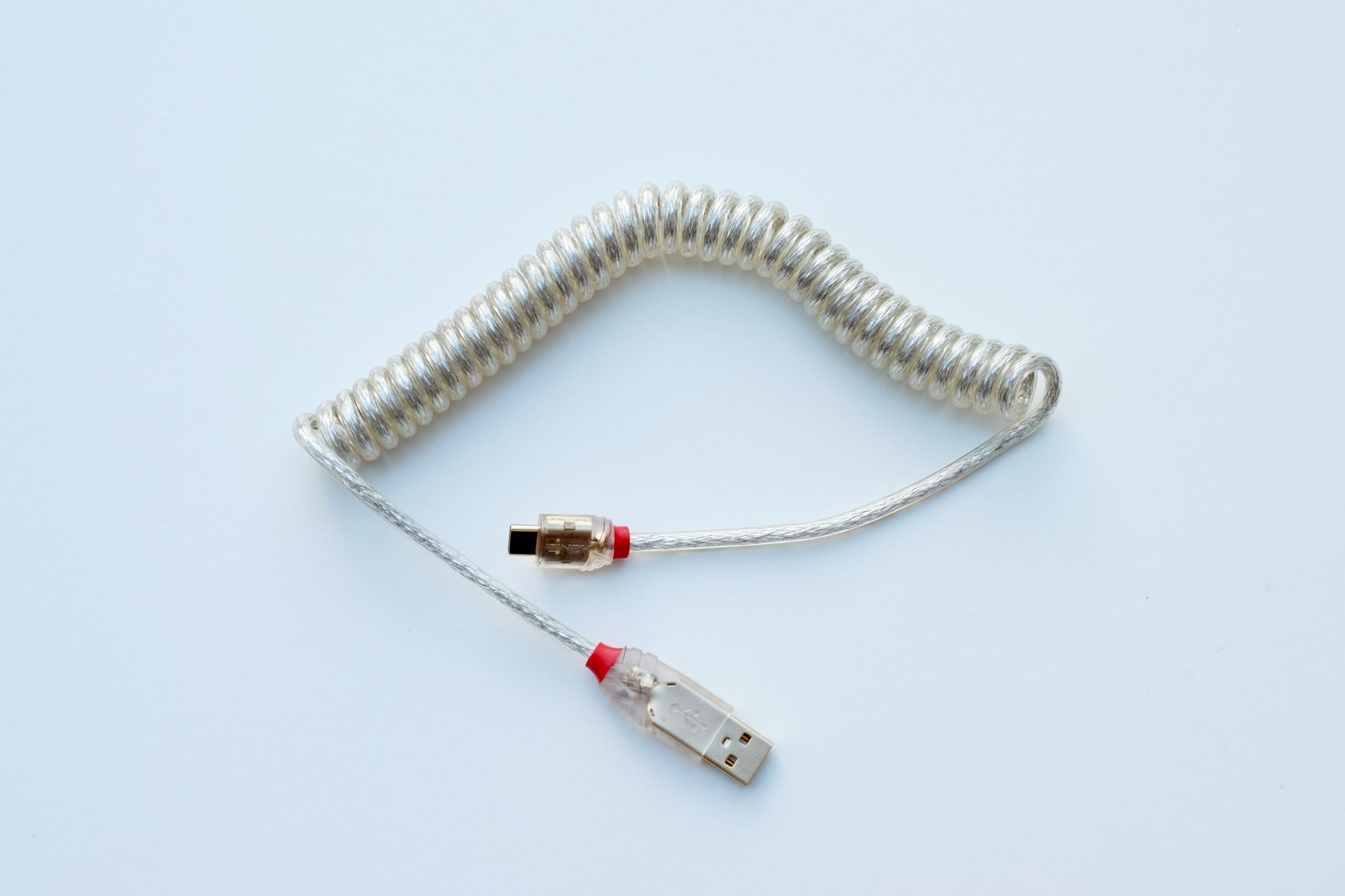 Lindy 41755 cavo USB USB 2.0 5 m USB A USB B Trasparente Lindy 41755 cavo USB USB 2.0 5 m USB A USB B Trasparente