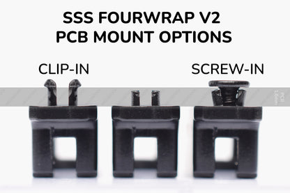 Mechanical Keyboard Stabilizers Stabilisers Screw In Clip In SSS Fourwrap V2 PCB Mount