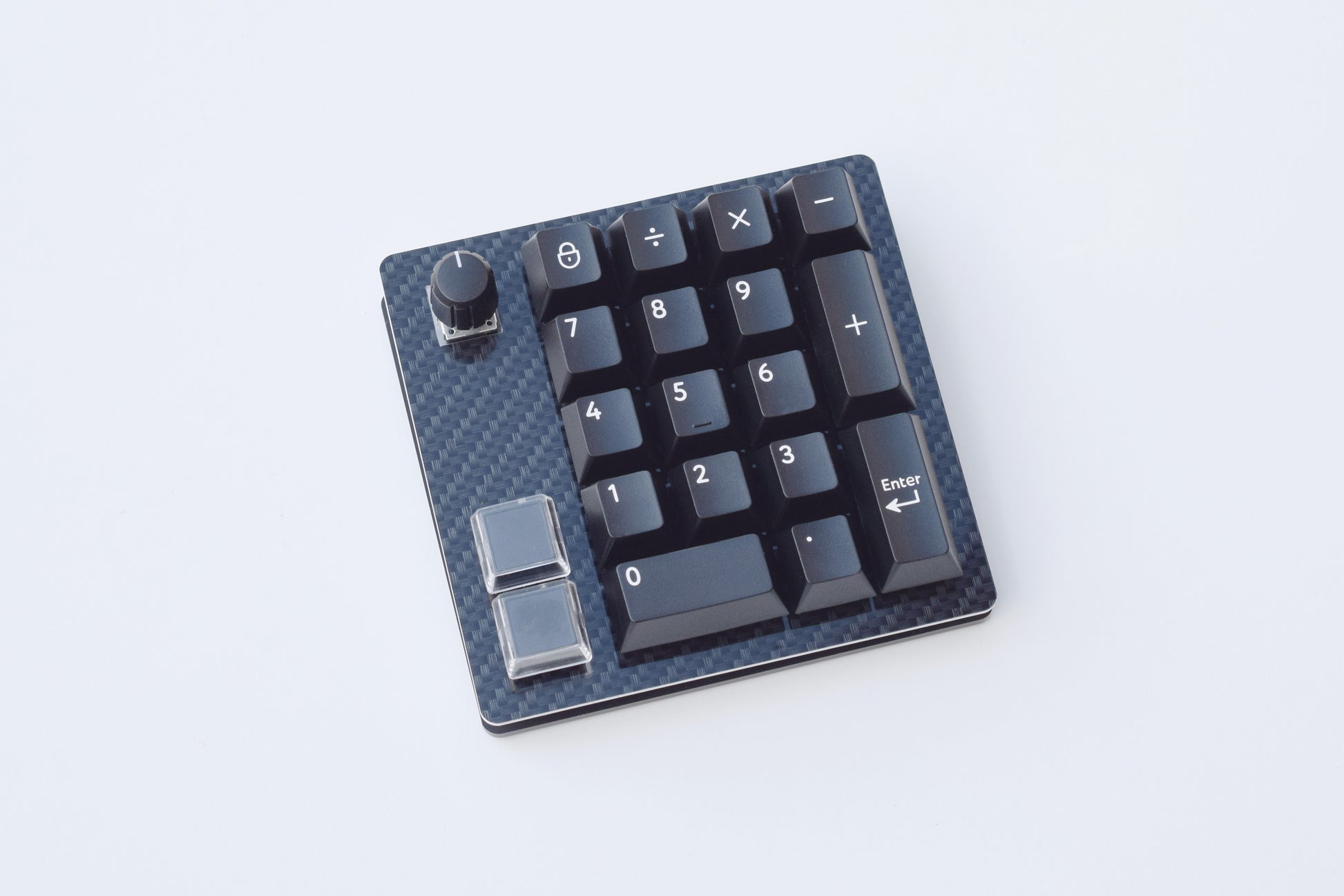 Mechanical Numpad Macropad with Rotary Encoder and Knob with PBT Keycaps